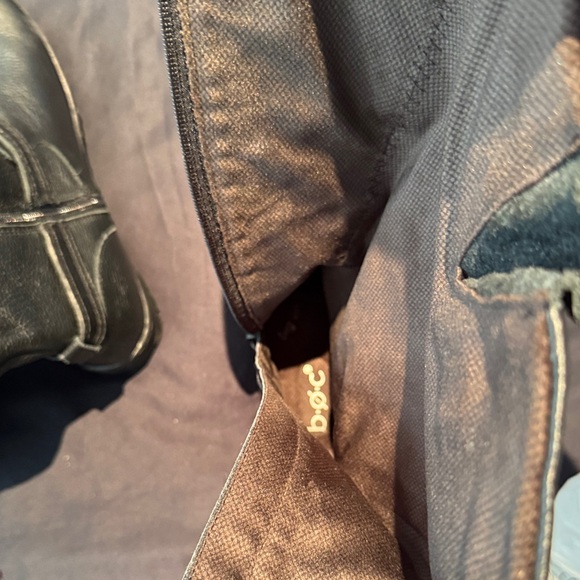 BOC Black Leather snow Women's Boots preowned non smoking home great shape - Picture 6 of 8